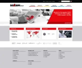 Sogefigroup.com(Sogefi Group) Screenshot