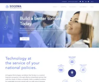 Sogematech.com(Sogema Technologies Inc) Screenshot