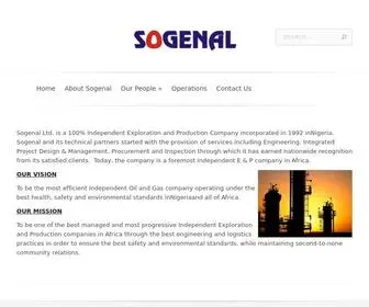 Sogenalgroupltd.com(About Sogenal) Screenshot