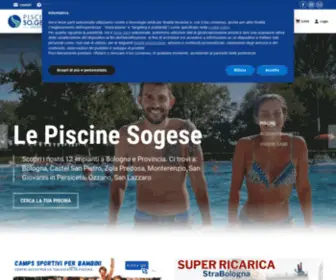 Sogese.com(Benvenuto nel sito ufficiale di PISCINE SO.GE.SE) Screenshot