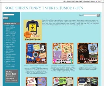 Sogeshirts.com(Funny Tees Cool Graphic T shirts for Women Men Kids Humor Tshirts Fun Gifts) Screenshot