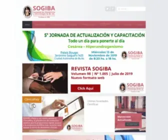 Sogiba.org.ar(Ginecología) Screenshot