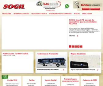 Sogil.com.br(SOGIL. Transporte municipal e intermunicipal de passageiros em Gravataí) Screenshot