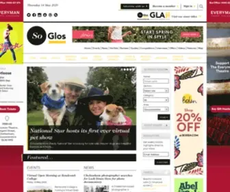 Soglos.com(Gloucestershire's online lifestyle magazine) Screenshot