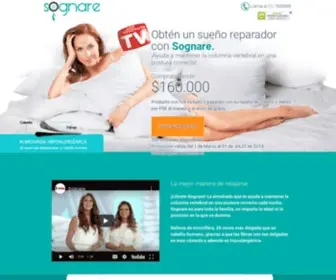 Sognare.com.co(Sitio Oficial en Colombia) Screenshot