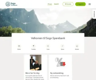 Sognbank.no(Sogn sparebank) Screenshot