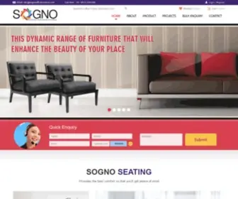 Sognoofficefurniture.com(SOGNO Office Furniture India pvt ltd) Screenshot