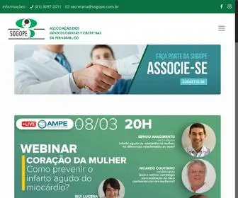 Sogope.com.br(Associação dos Ginecologistas e Obstetras de Pernambuco) Screenshot