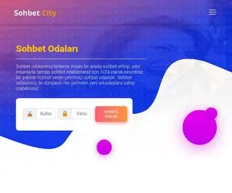 Sohbet.city(Chat) Screenshot