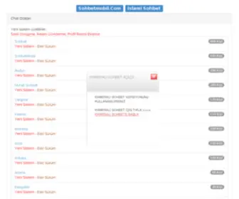 Sohbetmobil.com(Sohbetmobil) Screenshot