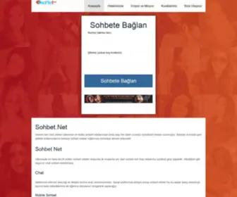 Sohbetnet.site(Sohbetnet site) Screenshot