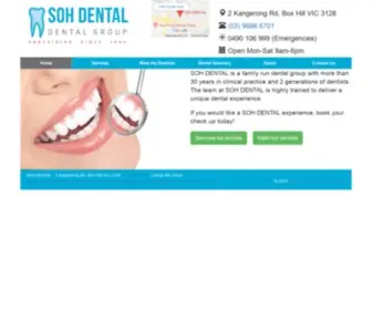 Sohdental.com.au(Soh Dental) Screenshot