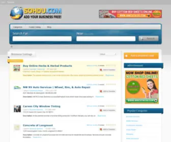 Sohdu.com(Sohdu-Free Business Directory) Screenshot