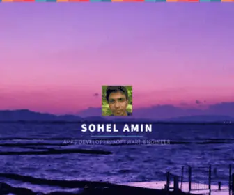 Sohelamin.com(Sohel Amin) Screenshot