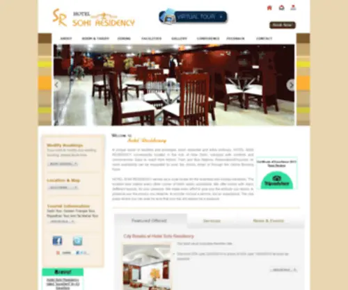 Sohiresidency.com(HOTEL SOHI RESIDENCY) Screenshot