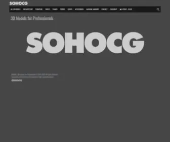 Sohocg.net(3D Models for 3D Design & Visualization Professionals) Screenshot