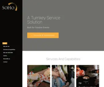 Sohoconcessions.com(Southern Hospitality Concessions) Screenshot