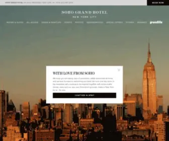 Sohogrand.com(Soho Grand Hotel) Screenshot