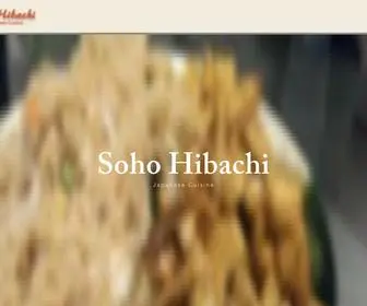 Sohohibachi.com(Soho Hibachi) Screenshot