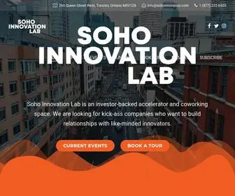 Sohoinnovation.com(Soho Innovation Lab) Screenshot