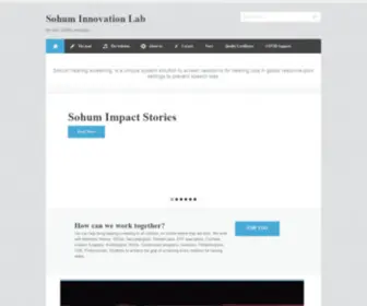 Sohumforall.com(Sohum Innovation Lab) Screenshot