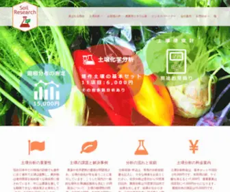 Soil-Research.org(ミネラル製造販売代理店) Screenshot