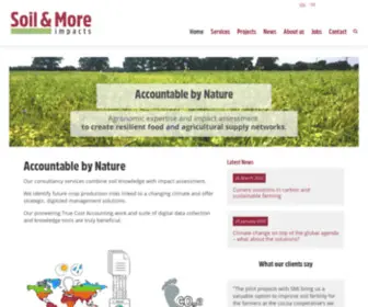 Soilandmore.com(Soil & More Impacts) Screenshot
