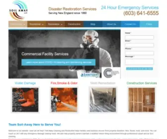 Soilaway.com(Water, Fire and Mold Remediation Services) Screenshot