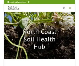 Soilhub.org(North Coast Soil Health Hub) Screenshot