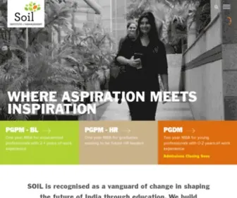 Soilindia.net(SOIL Institute of Management) Screenshot