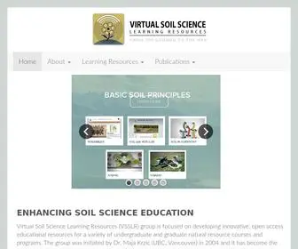 Soilweb.ca(Virtual Soil Science Learning Resources) Screenshot