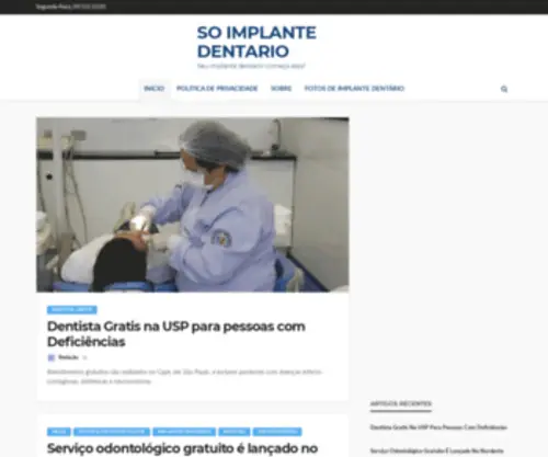 Soimplantedentario.com.br(Soimplantedentario) Screenshot