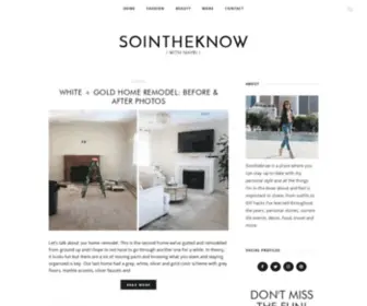 Sointheknow.com(Fashion Trends and Coupon Codes from) Screenshot