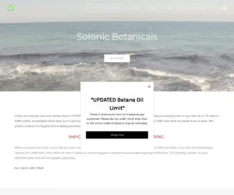 Soionicbotanicals.com(SoIonic Botanicals) Screenshot