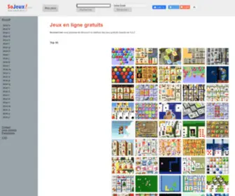 Sojeux.com(Jeux en ligne gratuits sur SoJeux) Screenshot