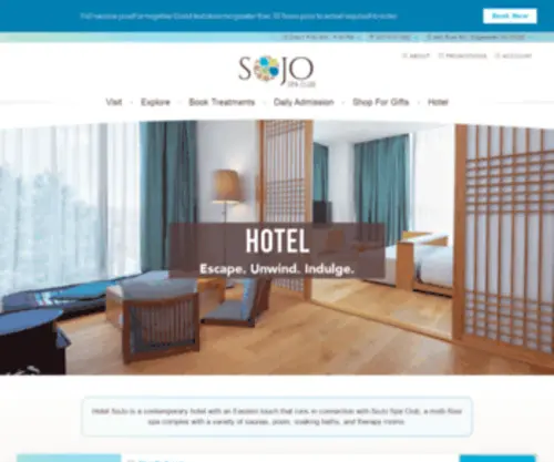 Sojospaclubhotel.com(Sojospaclubhotel) Screenshot