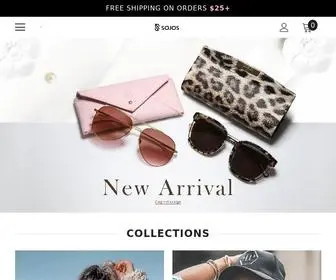 Sojosvision.com(Sojos Sunglasses) Screenshot