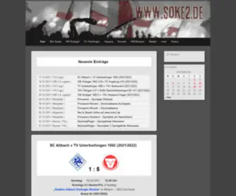 Soke2.de(Groundhopping mit Soke) Screenshot