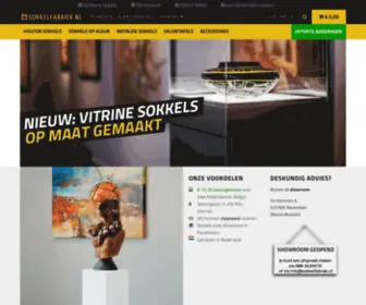 Sokkelfabriek.nl(Specialist in sokkels) Screenshot