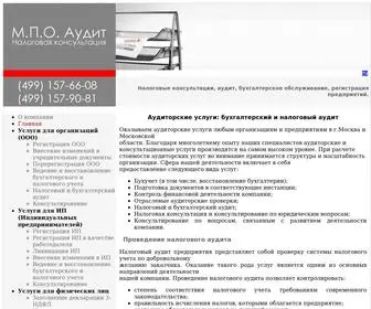 Sokolaudit.ru(Аудиторские услуги в Москве от компании М.П.О. Аудит) Screenshot