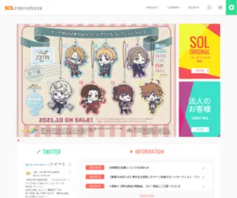 Sol-I.co.jp(アニメ・キャラクターグッズ関連) Screenshot