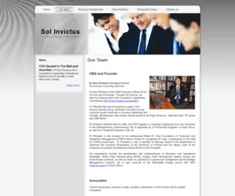 Sol-Invictus.co.za(Sol Invictus) Screenshot