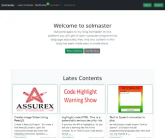 Sol-Master.com(Solmaster) Screenshot