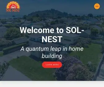 Sol-Nest.com(A revolution in home building technology) Screenshot