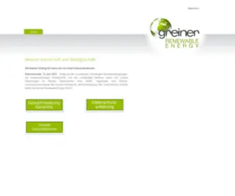 Sol-Ution.com(Greiner Renewable Energy) Screenshot