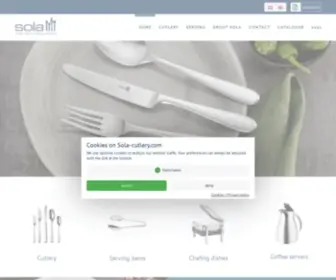 Sola-Cutlery.com(Plezier in koken en tafelen) Screenshot