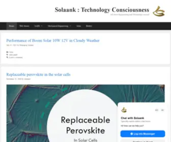 Solaank.co.in(Technology Consciousness) Screenshot