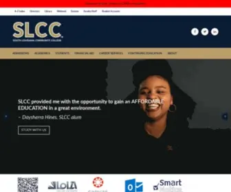 Solacc.edu(South Louisiana Community College) Screenshot