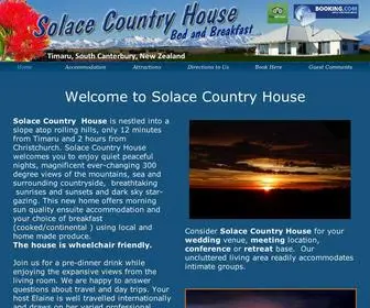 Solacecountryhouse.co.nz(Solace House) Screenshot