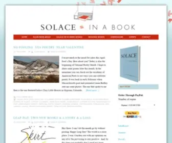 Solaceinabook.com(Solace In A Book) Screenshot